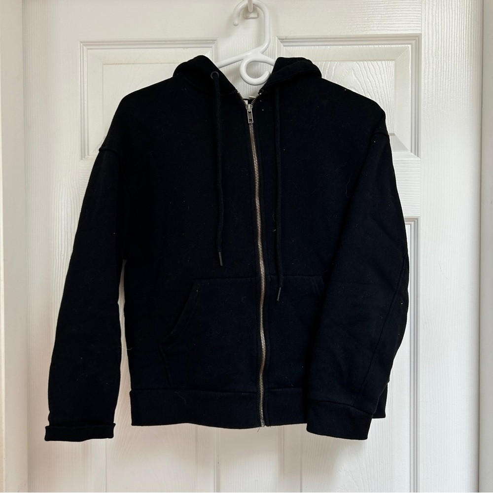 Black Zip-up Hoodie